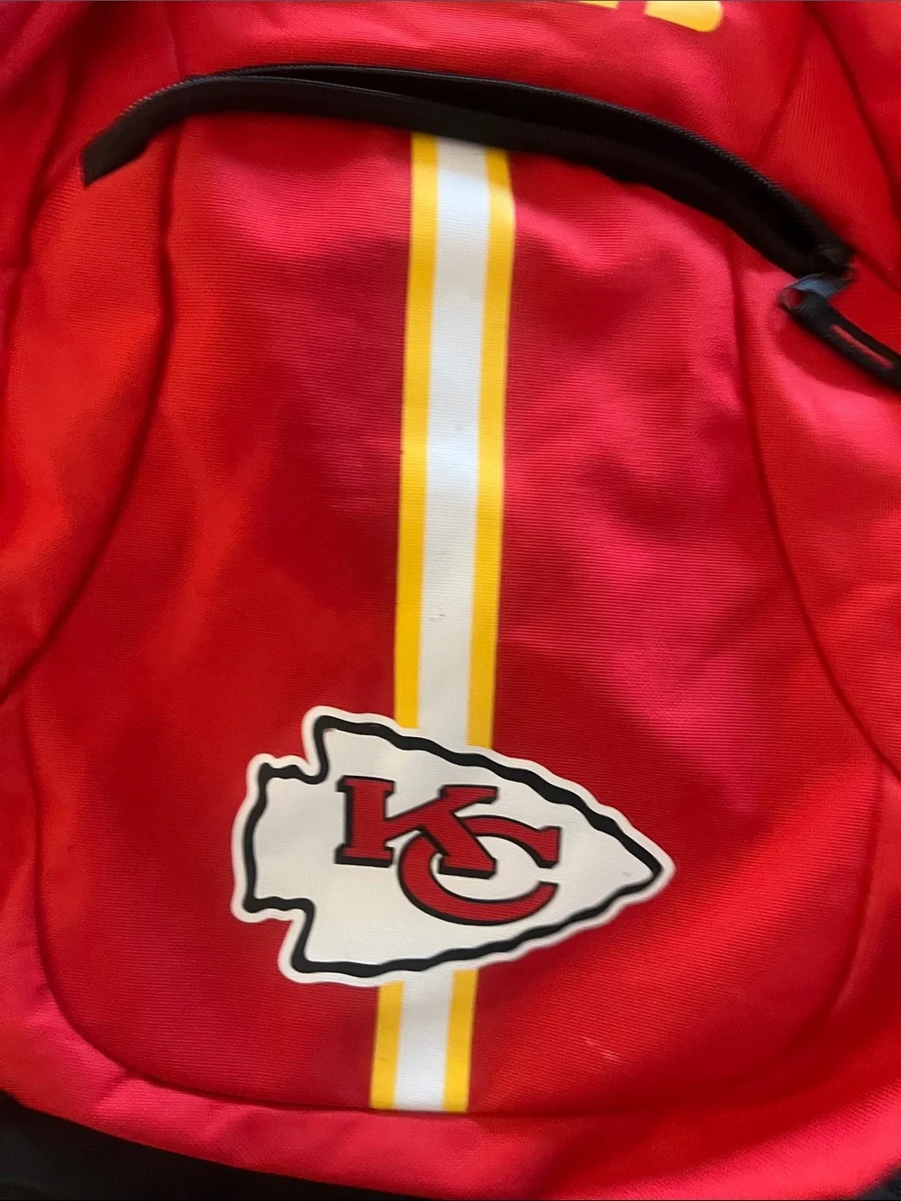 Kansas City Chiefs Red Logo Backpack